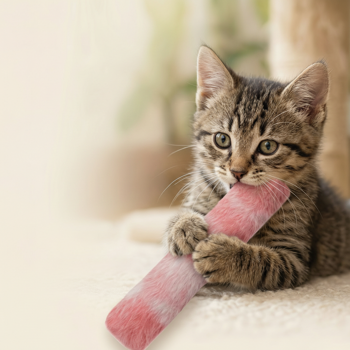 Cat Toy Catnip Pillow Plush Interactive Chew Kick Toy Cats