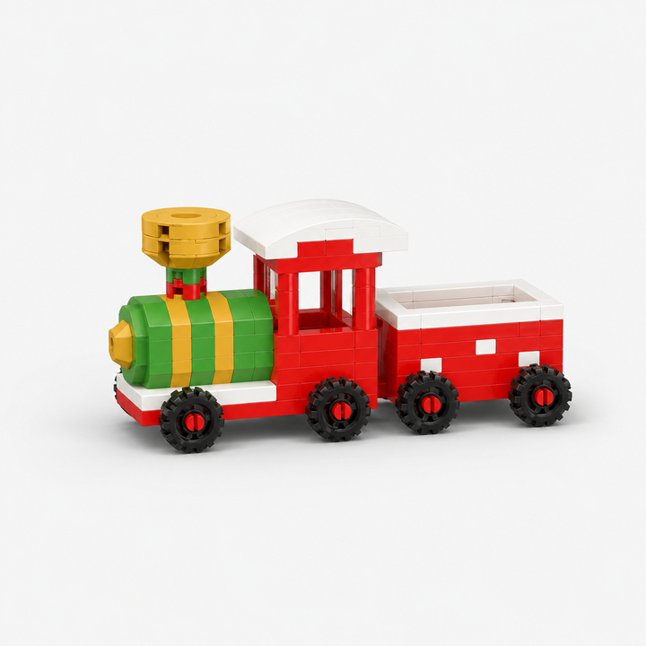 Christmas Building Blocks Set Fun Family Activity
