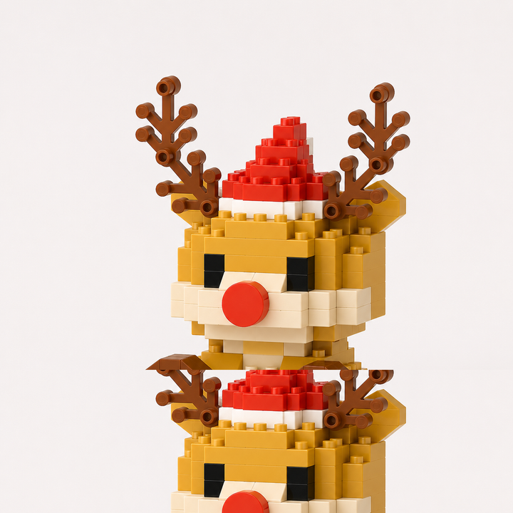 Christmas Building Blocks Set Fun Family Activity