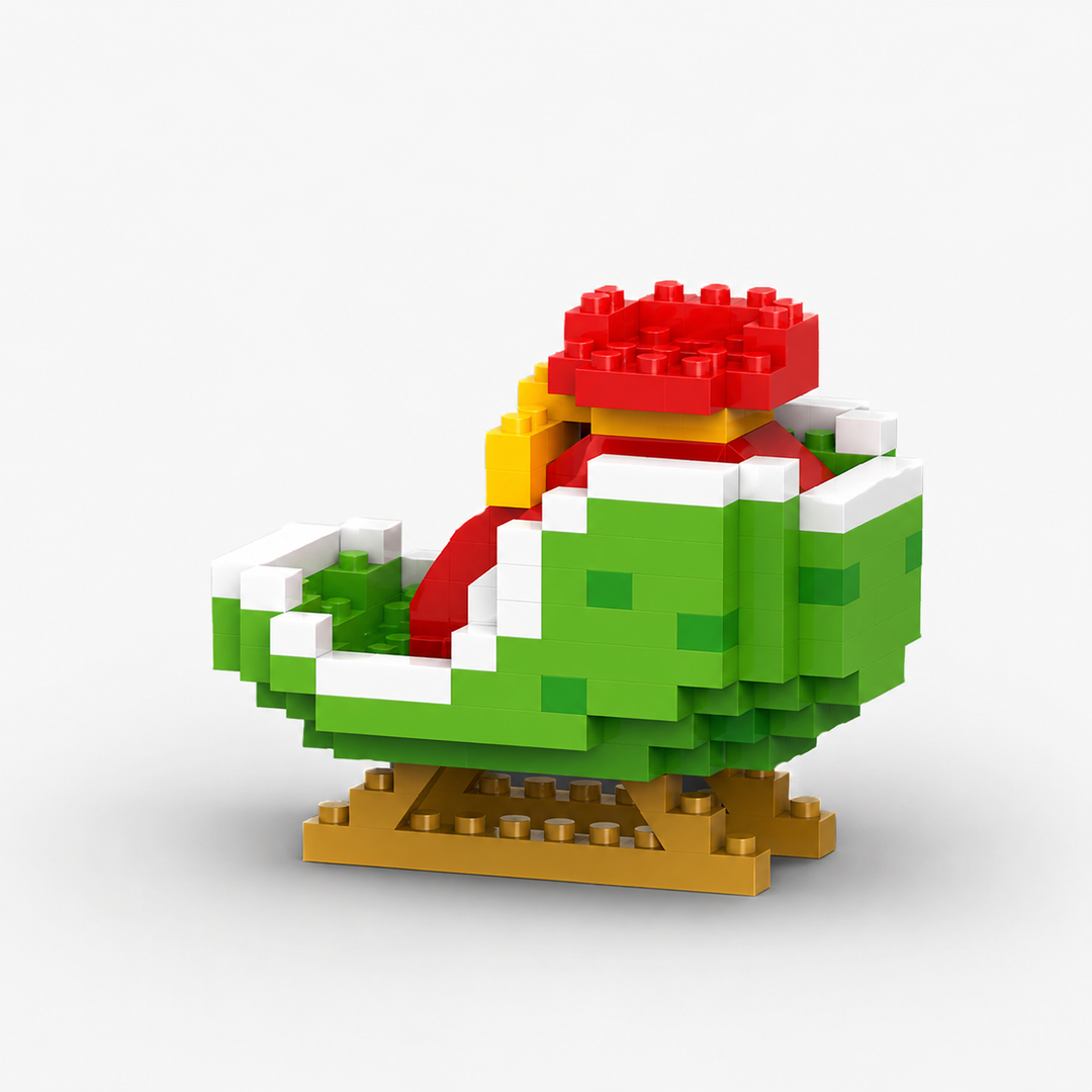 Christmas Building Blocks Set Fun Family Activity
