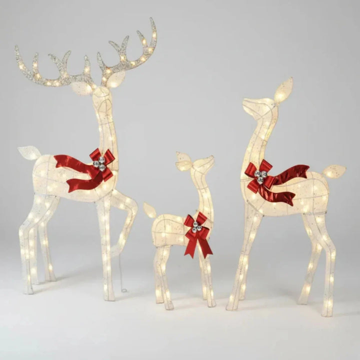 Christmas Outdoor Decorations LED Reindeer Garden Display
