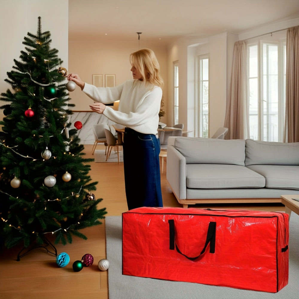 Christmas Tree Storage Bag Heavy Duty Waterproof Plastic Organizer
