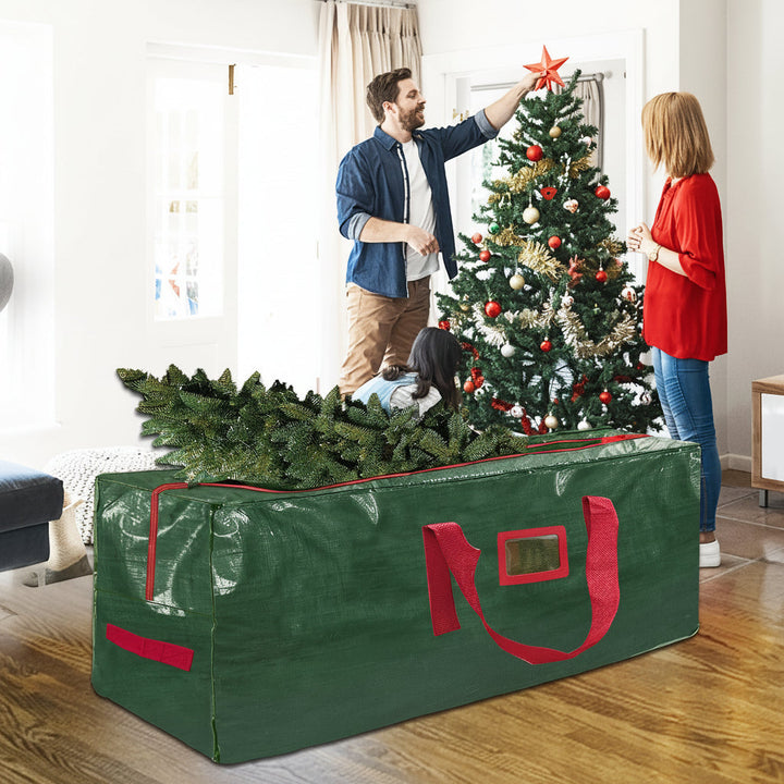 Christmas Tree Storage Bag Heavy Duty Waterproof Plastic Organizer