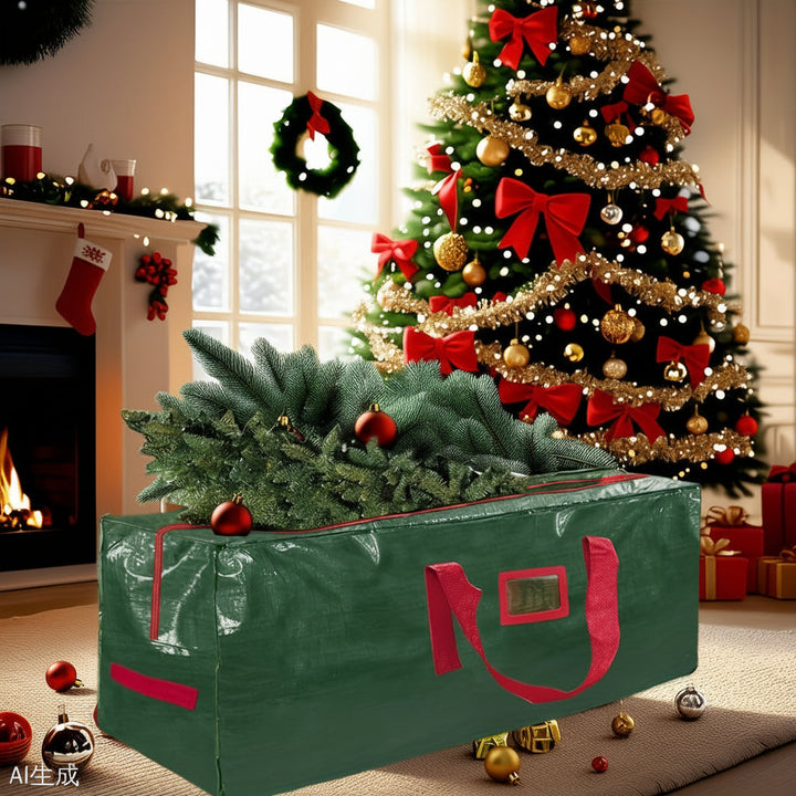 Christmas Tree Storage Bag Heavy Duty Waterproof Plastic Organizer