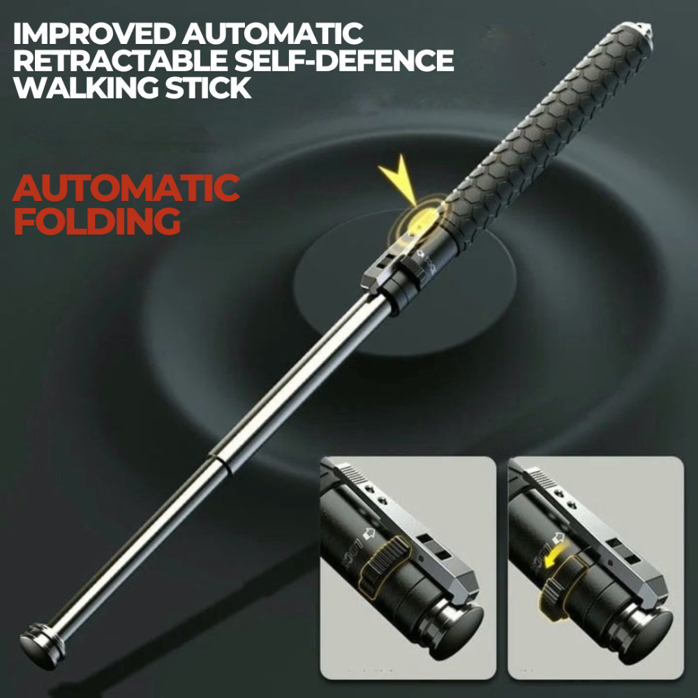 Hiking Pole Telescopic Alloy Outdoor Trekking Safety Stick