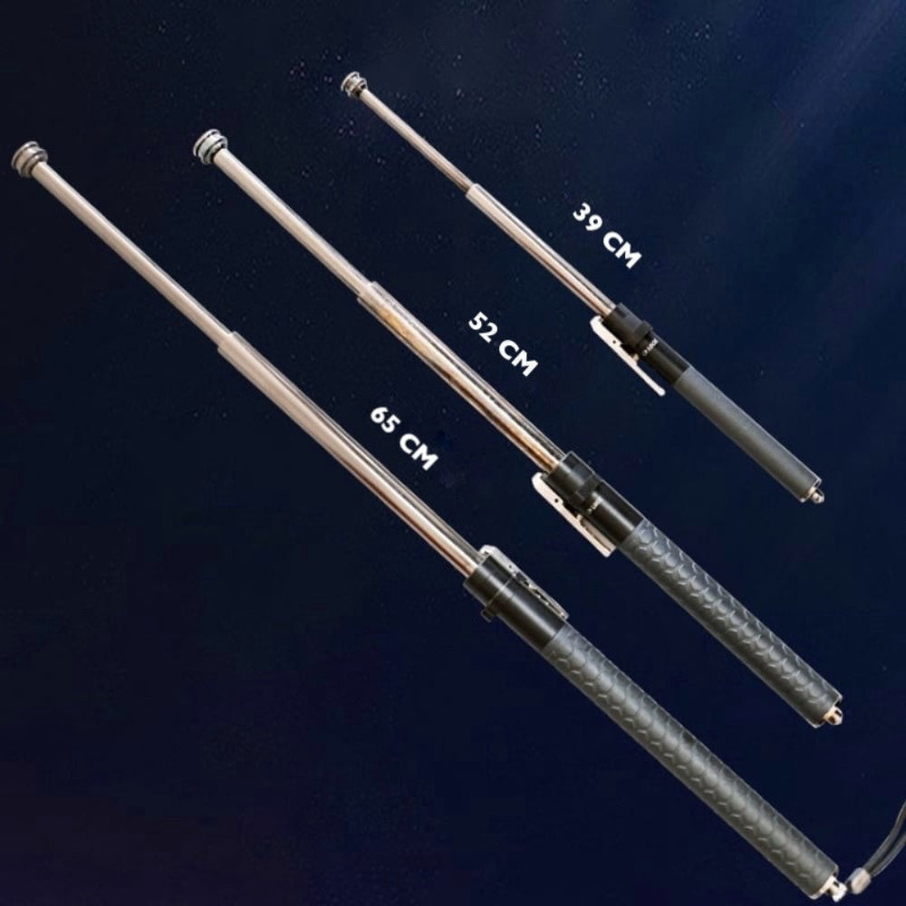 Hiking Pole Telescopic Alloy Outdoor Trekking Safety Stick