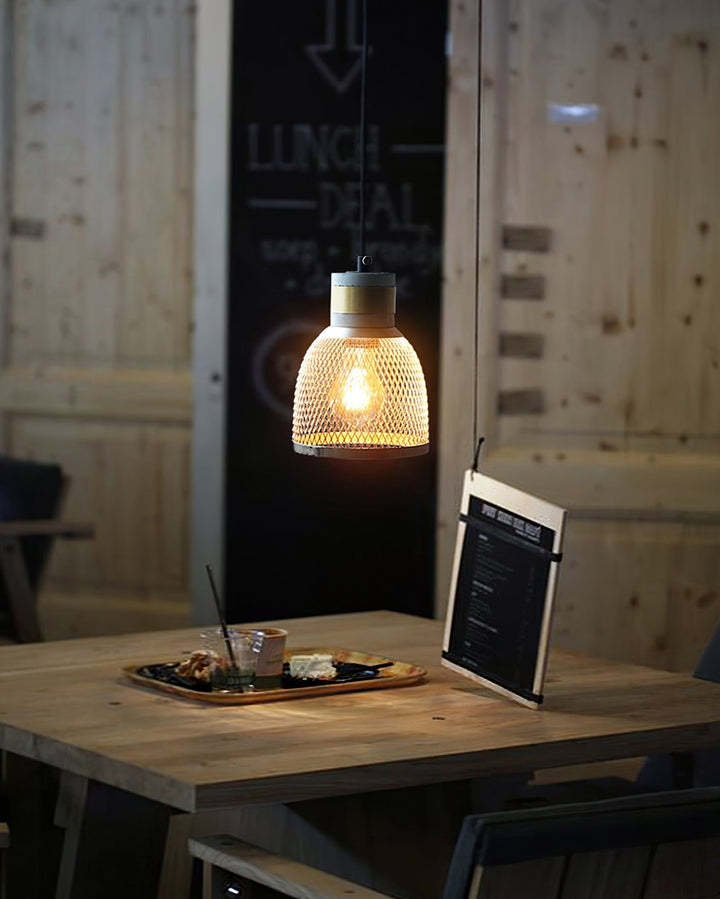 Urban Concrete Pendant Light | Industrial LED Hanging Lamp