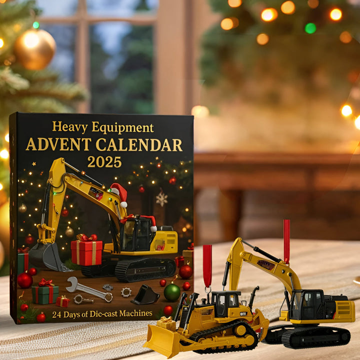 Toy Construction Advent Calendar Die Cast Vehicle Set