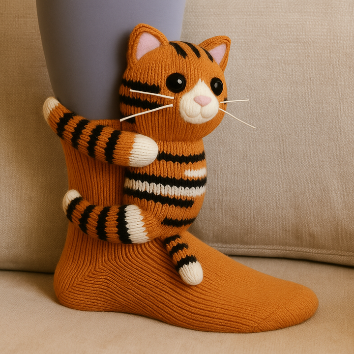 Socks Animal 3D House Non Slip Cozy Design