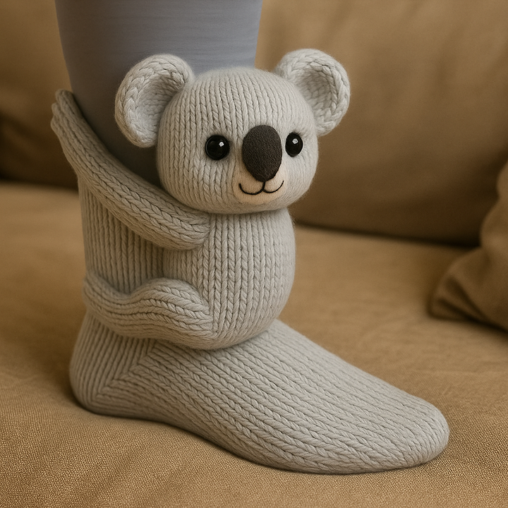 Socks Animal 3D House Non Slip Cozy Design