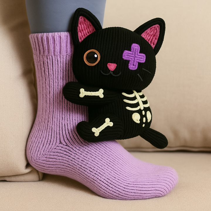 Socks Animal 3D House Non Slip Cozy Design