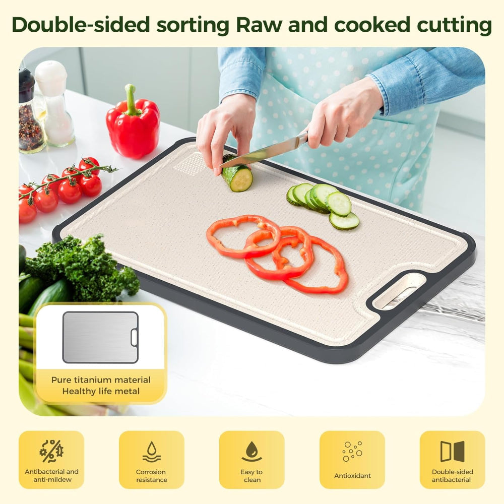 Cutting Board Double Sided Metal Kitchen Prep Board