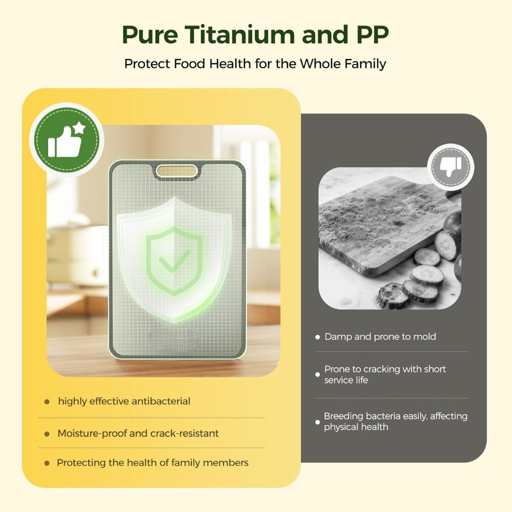 Cutting Board Double Sided Metal Kitchen Prep Board