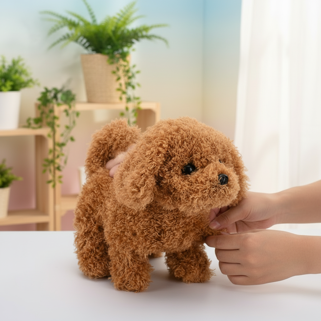 Plush Toy Interactive Puppy Realistic Moving Soft Dog