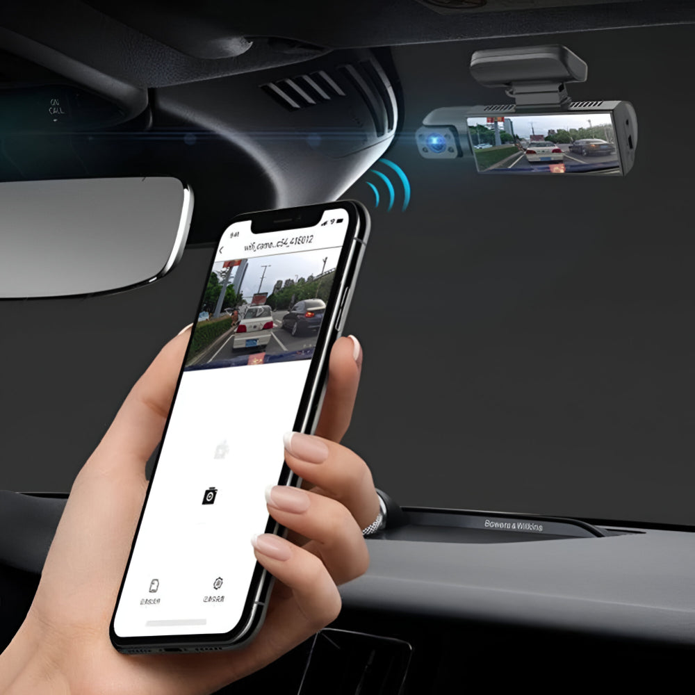 Dash Cam Dual Lens 1080P Car Driving Recorder Parking Monitor