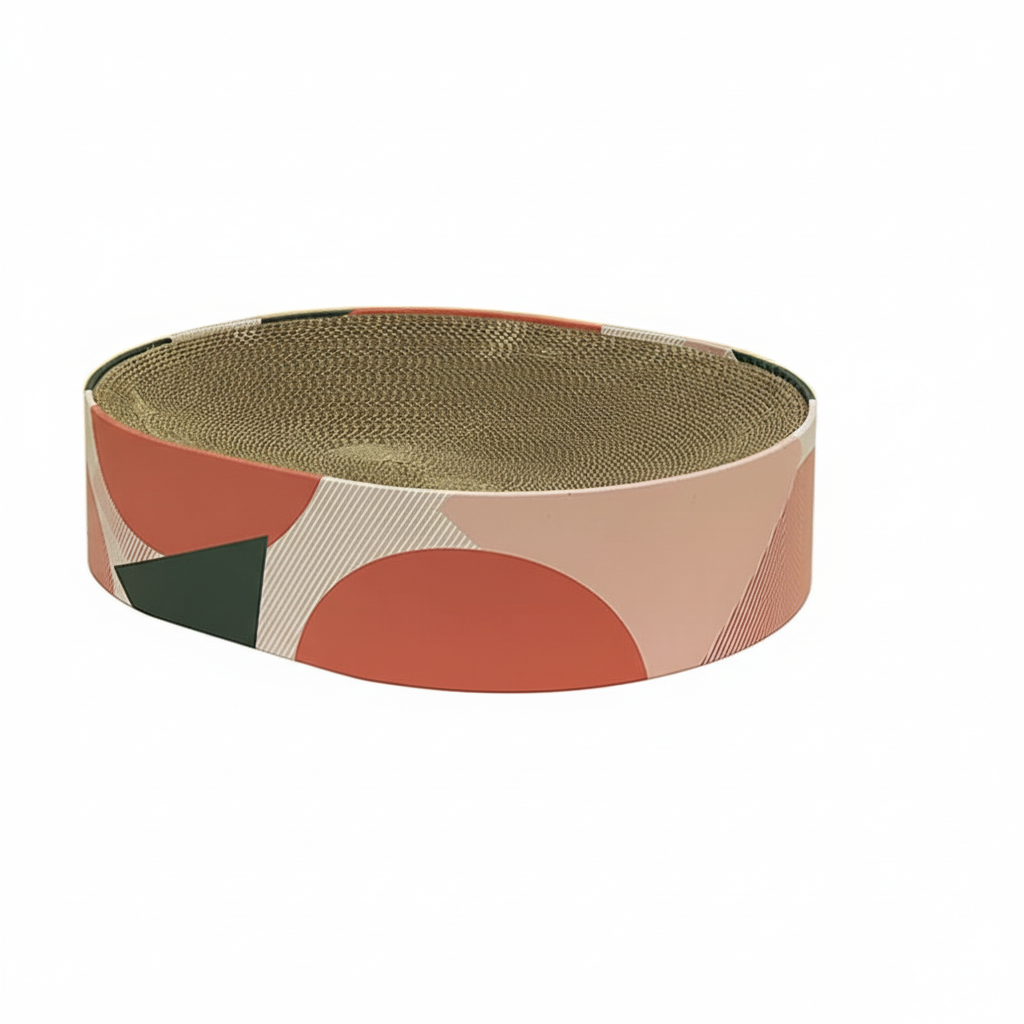 Cat Scratcher Round Cardboard Scratching Bed Lounge