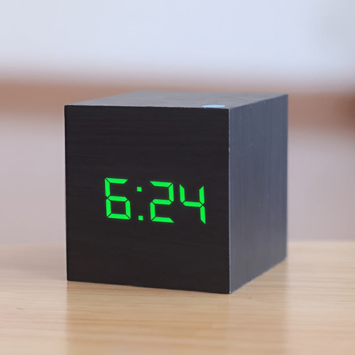 Digital Alarm Clock LED Display Desk Temperature Timer