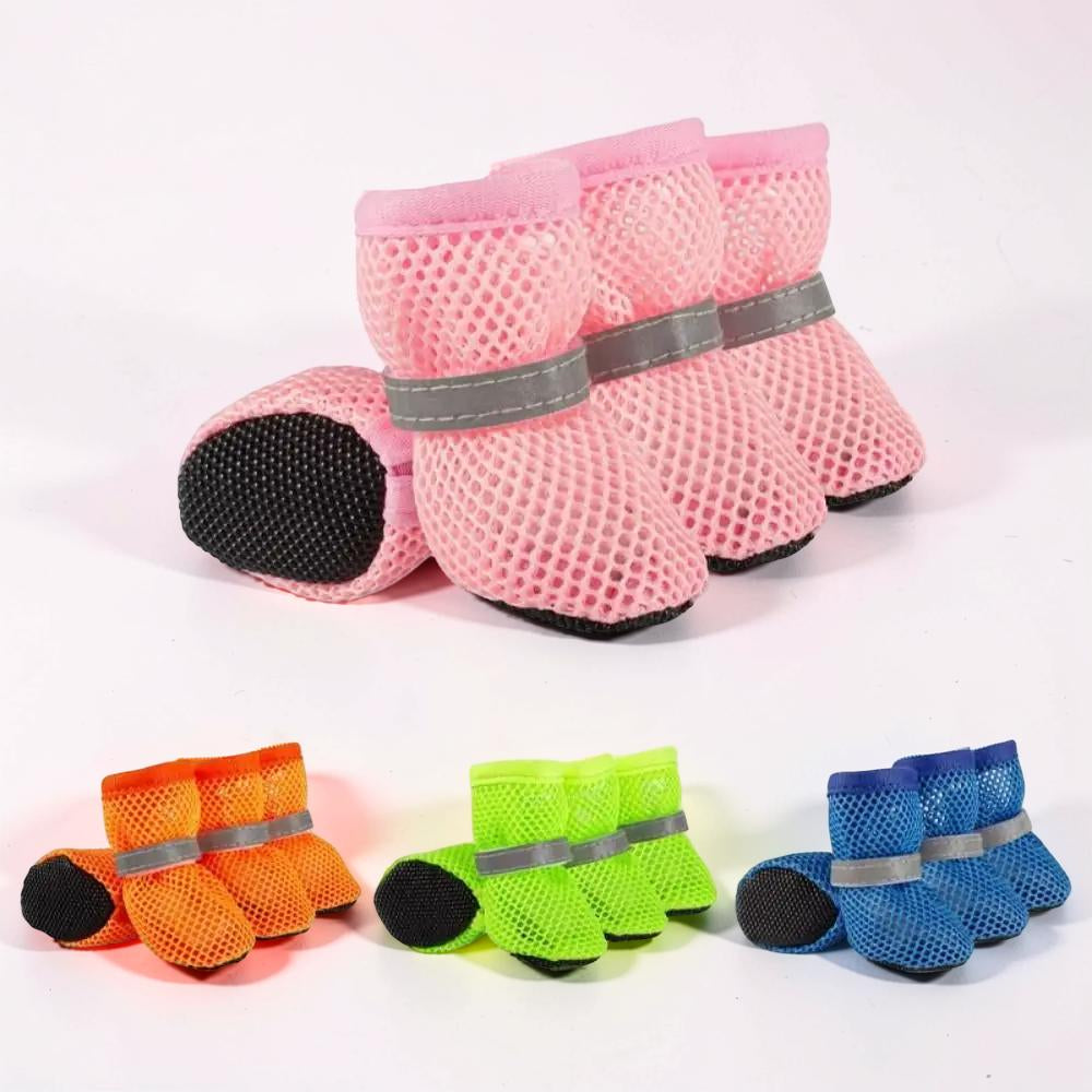 Dog Shoes Non Slip Adjustable Paw Boots
