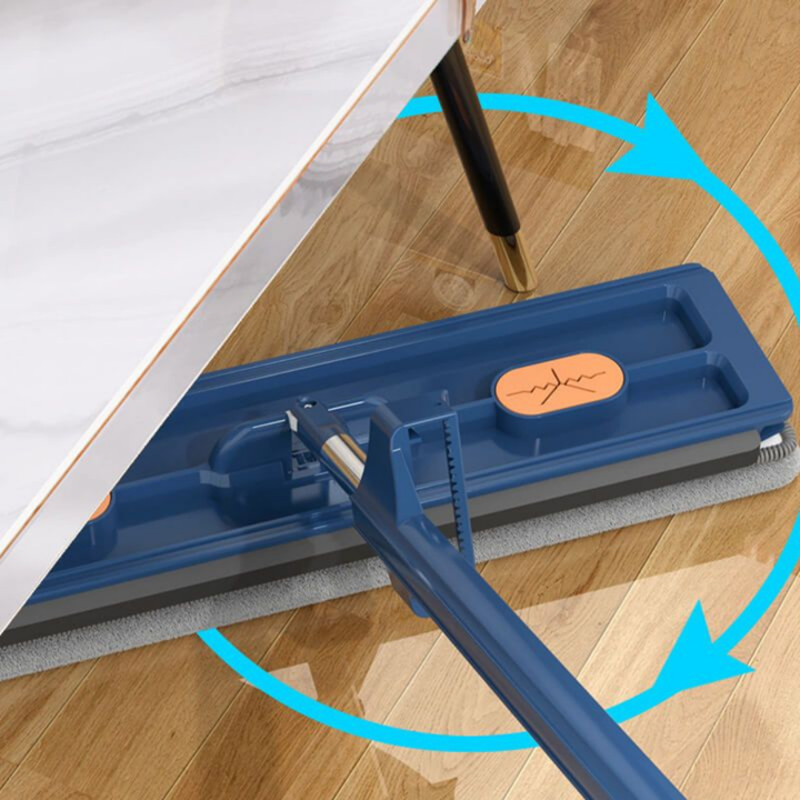 Floor Mop Flat Microfiber Spray Mop Long Handle Cleaning System