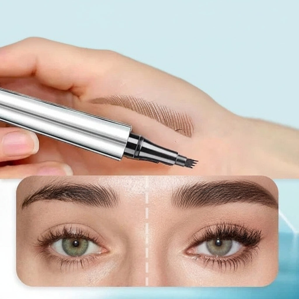 Eyebrow Pencil Microblading 4 Tip Waterproof Brow Makeup Pen