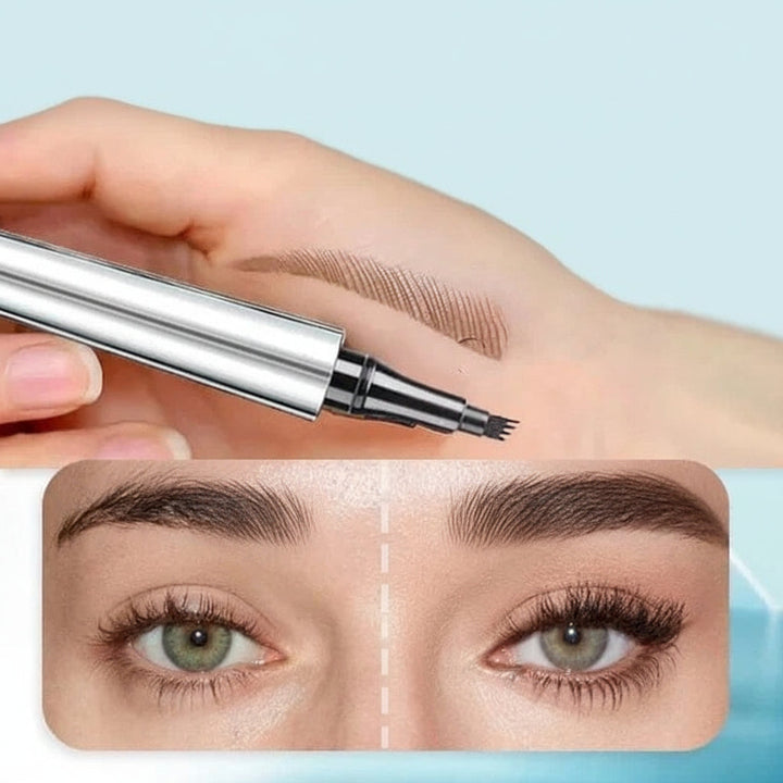 Eyebrow Pencil Microblading 4 Tip Waterproof Brow Makeup Pen