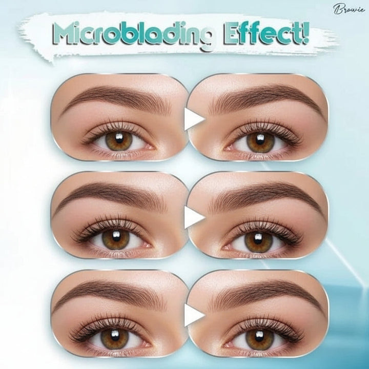 Eyebrow Pencil Microblading 4 Tip Waterproof Brow Makeup Pen