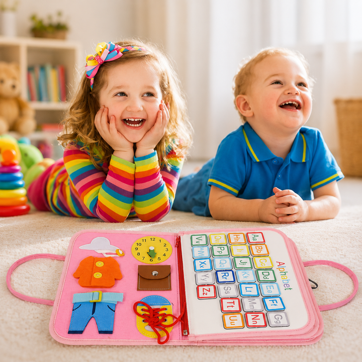 Educational Toys Montessori Busy Board Toddlers