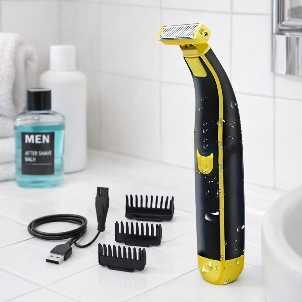 Electric Shaver Body Hair Trimmer USB Rechargeable