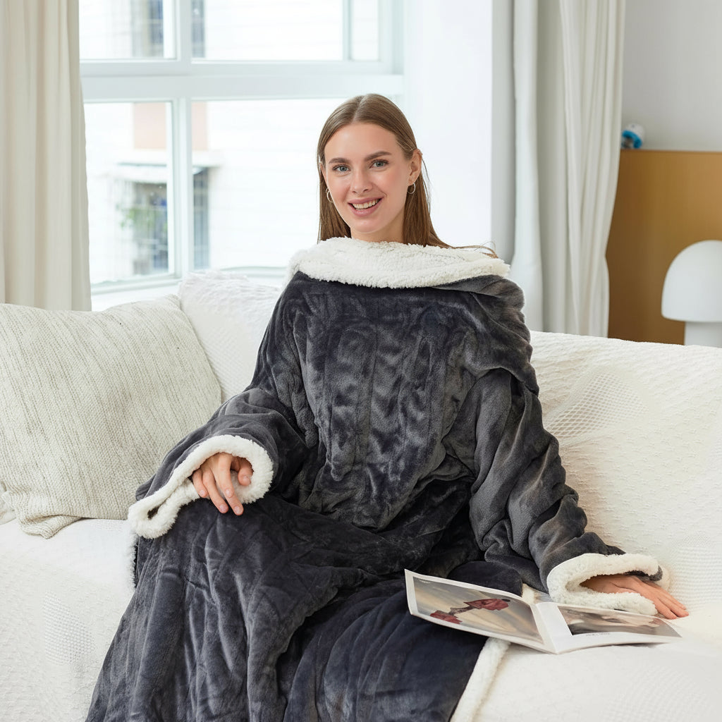 Winter Heated Blanket Wearable Electric Adult Throw