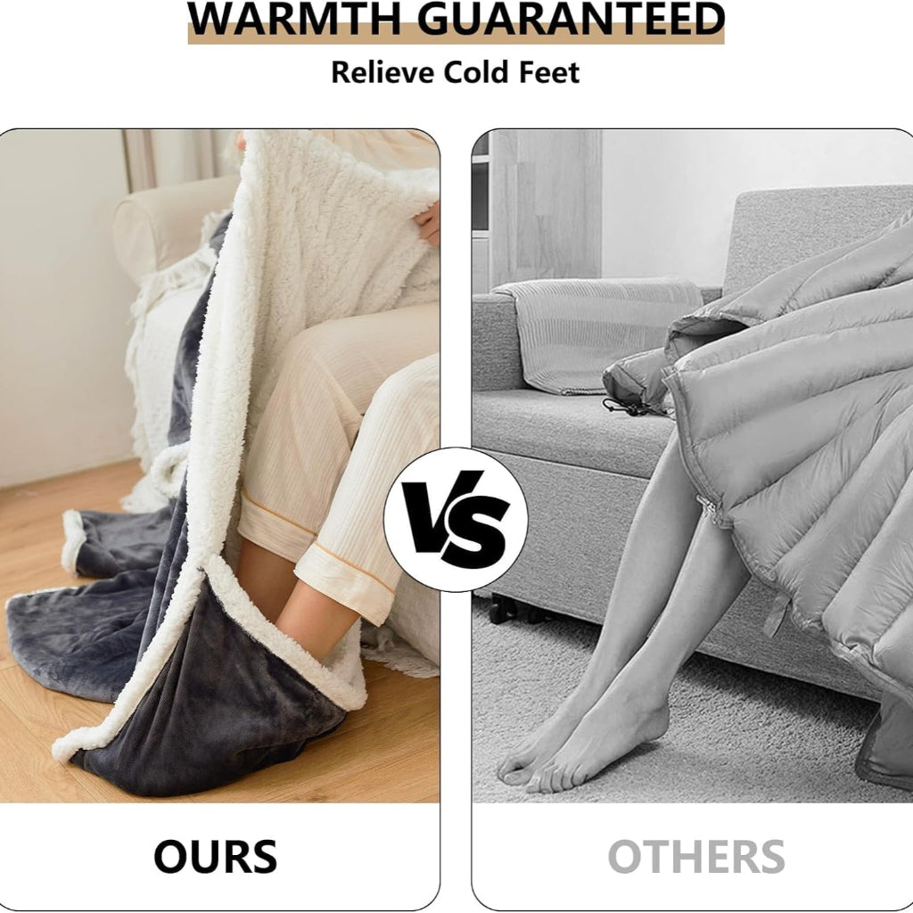 Winter Heated Blanket Wearable Electric Adult Throw