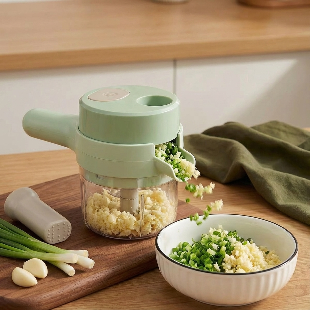 Vegetable Chopper Electric Food Processor Wireless Kitchen Cutter