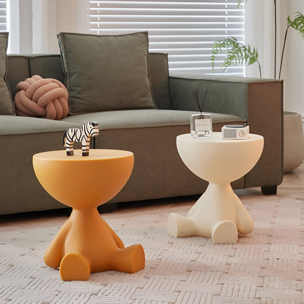 Coffee Table Round Modern Side Accent Stool Style