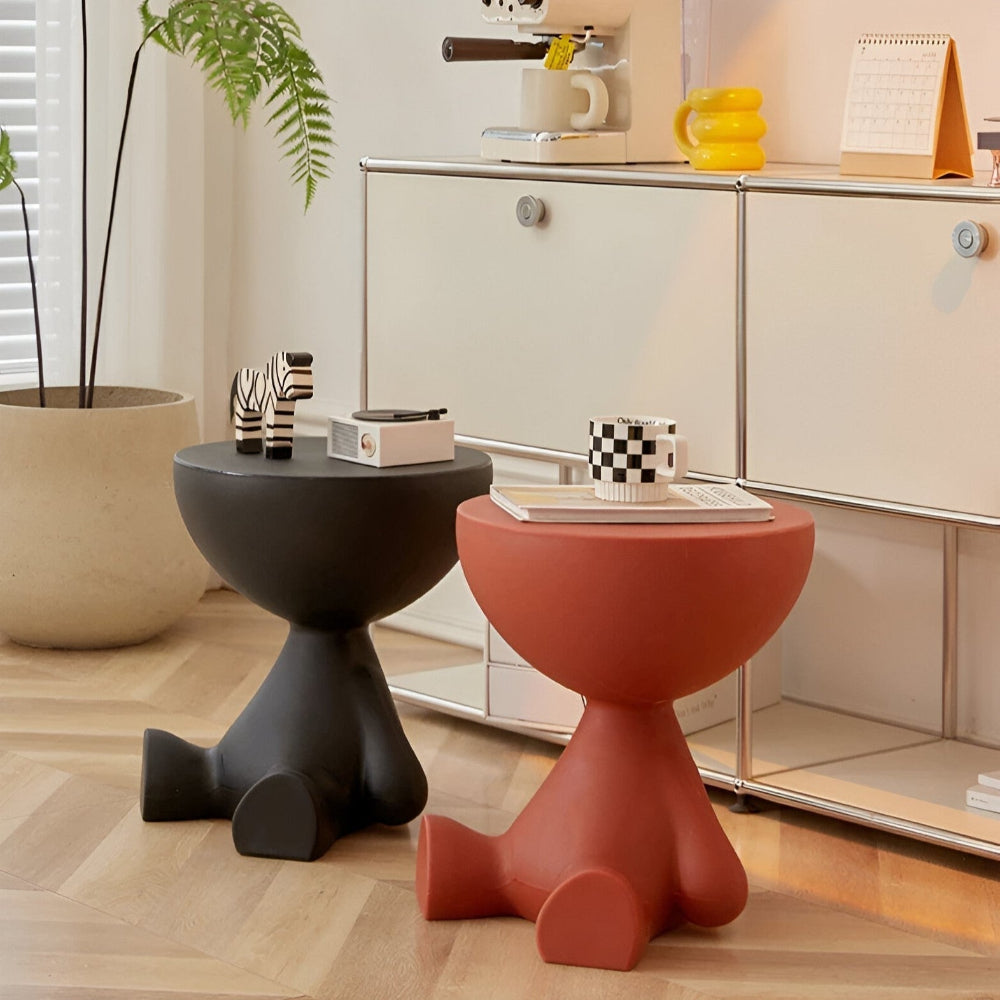 Coffee Table Round Modern Side Accent Stool Style