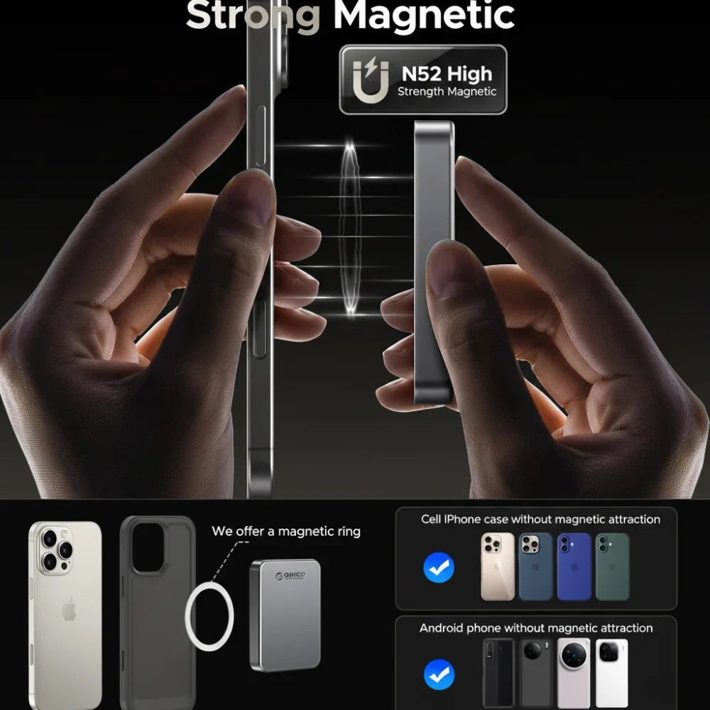 External Hard Drive Portable SSD Magnetic 120FPS High Speed Storage