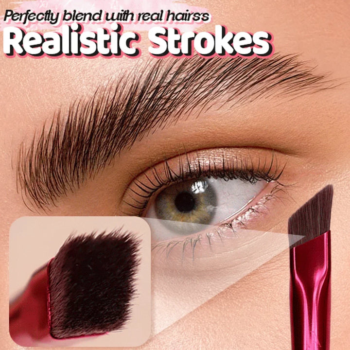Eyebrow Stamp Brush 4D Hair Stroke Brow Tool Waterproof Makeup