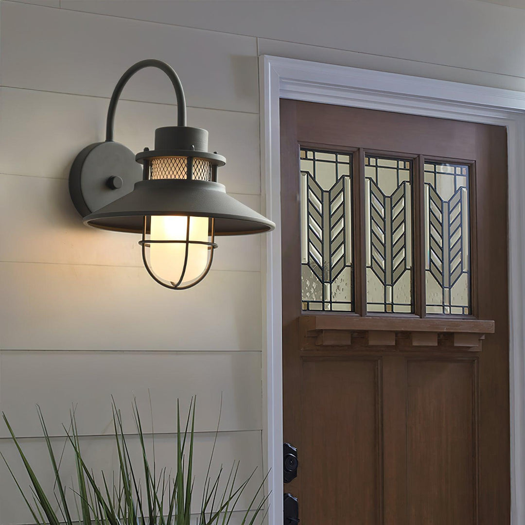 Felix Outdoor Wall Lamp | Industrial Waterproof Light Fixture