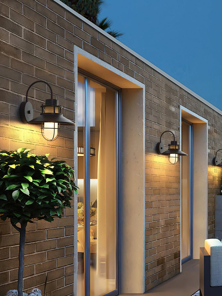 Felix Outdoor Wall Lamp | Industrial Waterproof Light Fixture