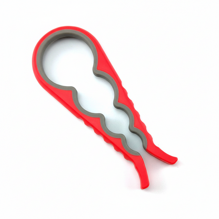 Jar Opener Multi Function Rubber Grip Lid Bottle Opener Tool