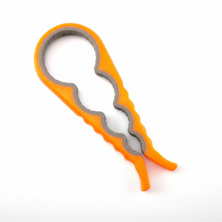 Jar Opener Multi Function Rubber Grip Lid Bottle Opener Tool