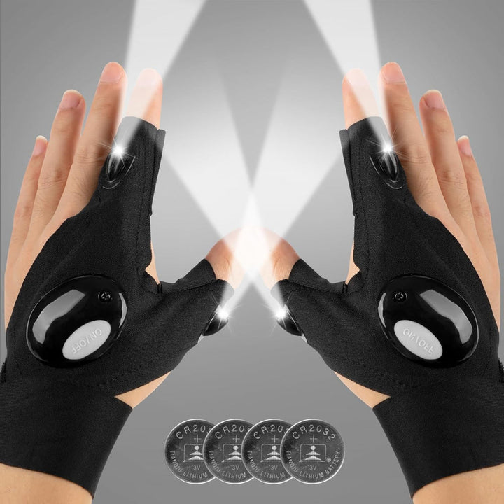 Flashlight Gloves LED Finger Light Work Outdoor Tool