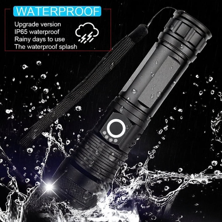 Flashlight LED Rechargeable Outdoor Handheld Light Tool