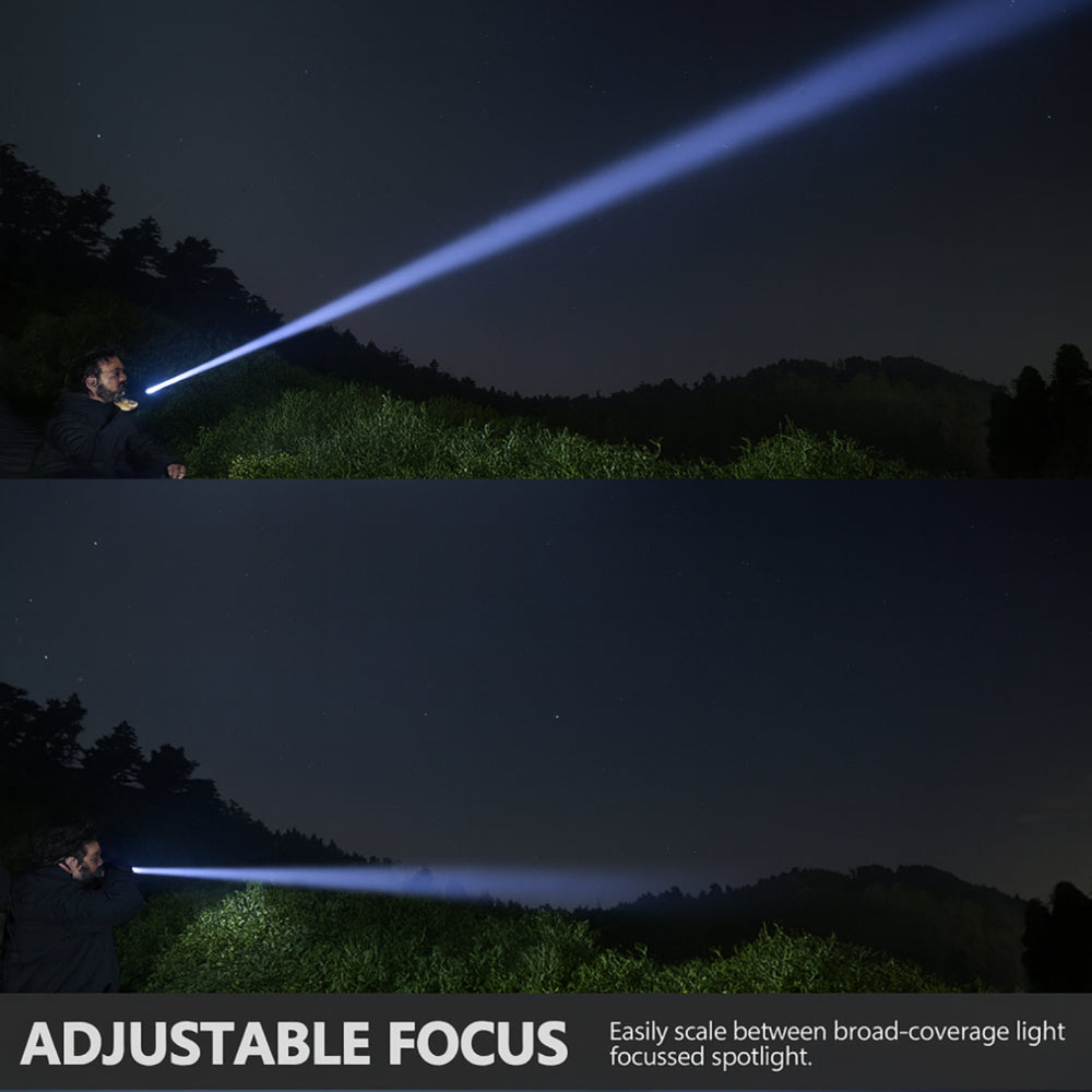 Flashlight LED Rechargeable Outdoor Handheld Light Tool