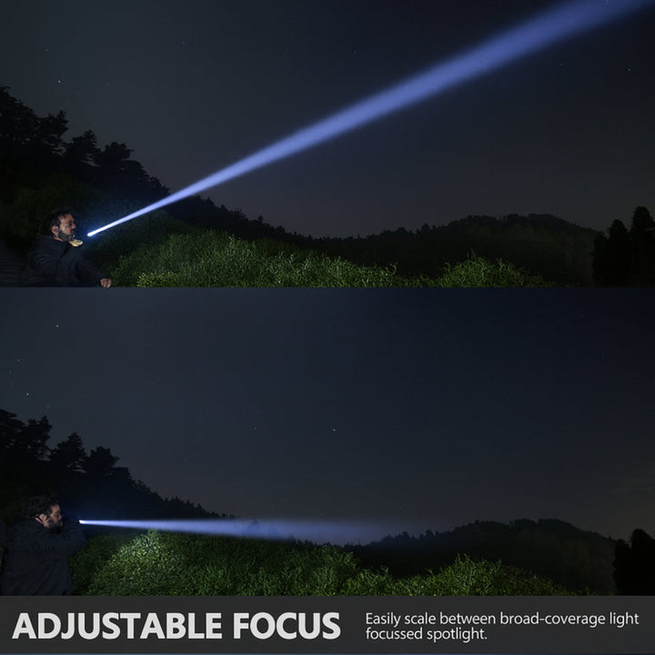 Flashlight LED Rechargeable Outdoor Handheld Light Tool