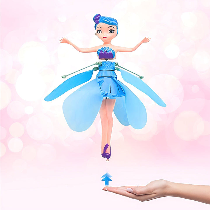 Flying Fairy Princess Toy LED Lights Hand Sensor Kids
