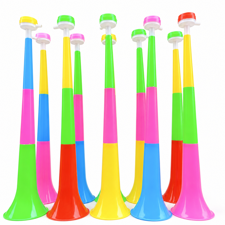 Foldable Vuvuzela Horn Set Stadium Cheering Loud Party Noise Makers