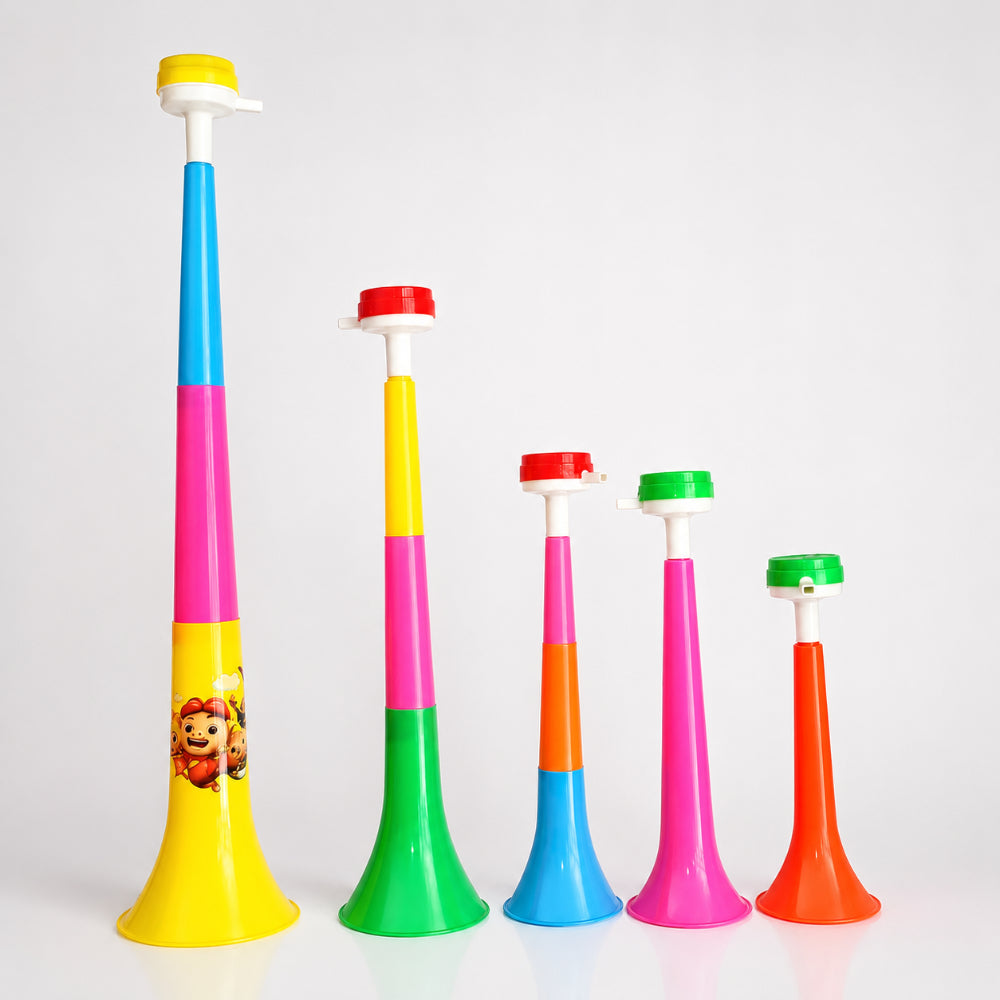 Foldable Vuvuzela Horn Set Stadium Cheering Loud Party Noise Makers