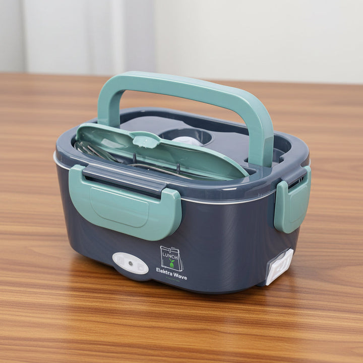 Electric Lunch Box Portable Heated Food Container Stainless Steel
