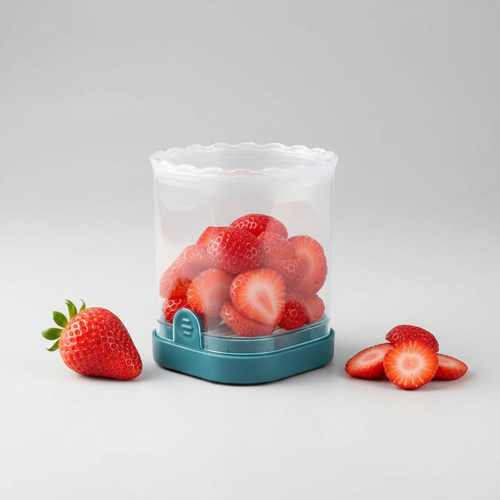 Fruit Slicer 8 Blades Easy Use Strawberry Cutter Fruit Salad