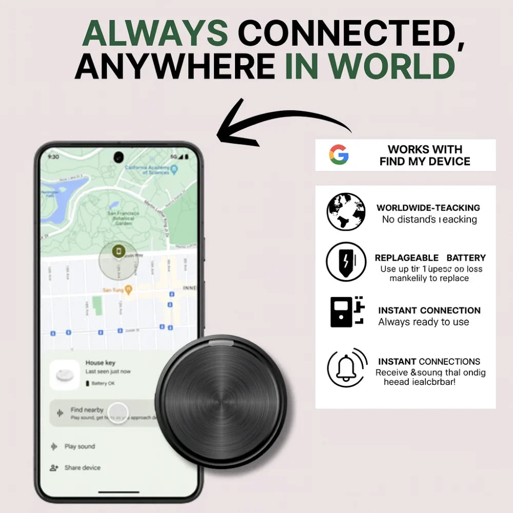 Bluetooth Smart Tracker Locator Keys Pets Bags Devices