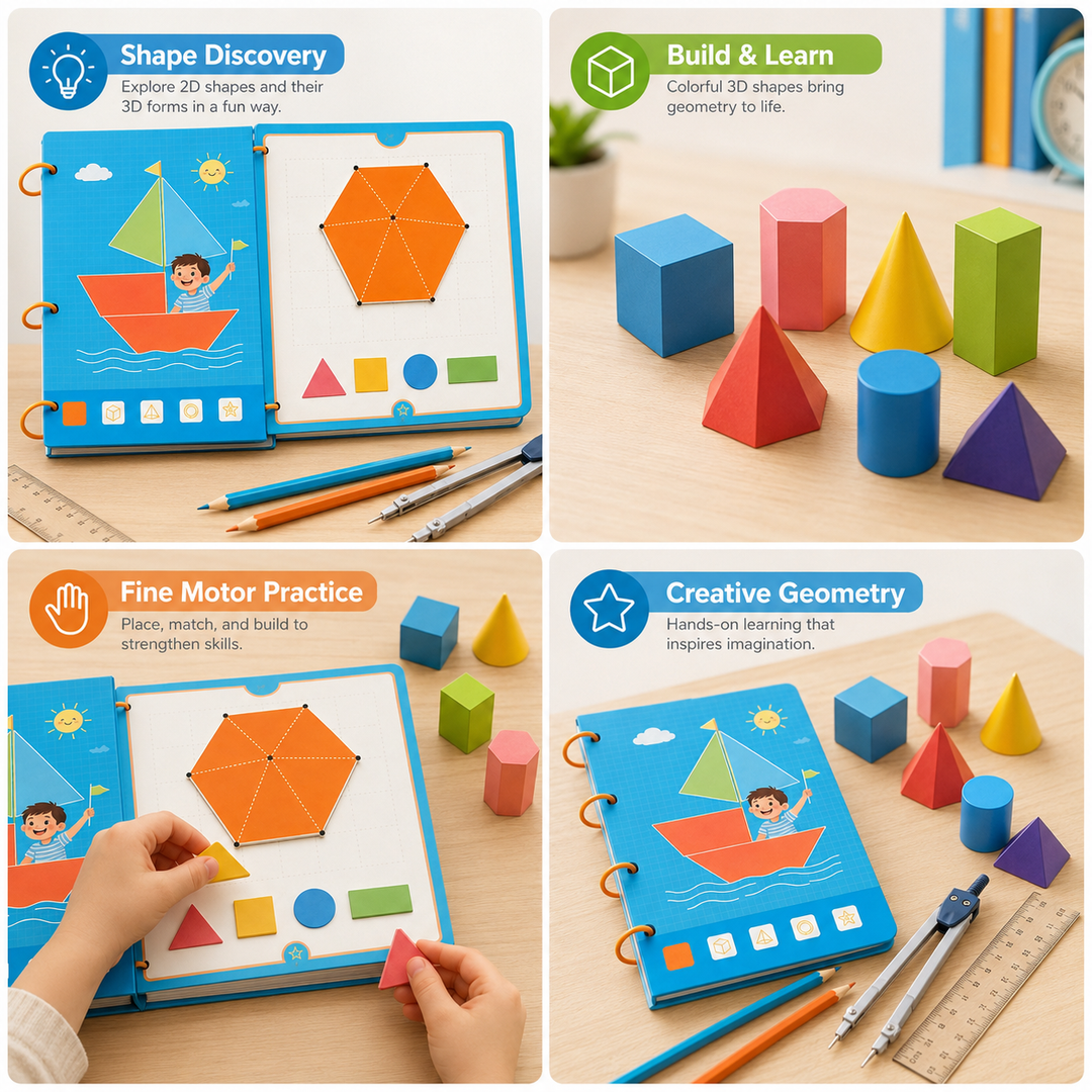Geometry Learning Educational Book Interactive Fun